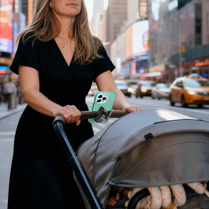 Stroller Phone Holder, Shopping Cart & Bike, 360° Rotating Cell Phone Mount