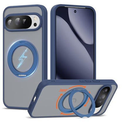 Compatible with Google Pixel 9/10 Pro XL Case with Stand 6.8",Blue - color: Blue, size: Google Pixel 9 Pro XL/Pixel 10 Pro XL