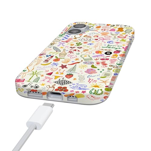Casely iPhone 17 Case | All the Fun Things | Fun on Weekdays | Compatible with MagSafe | Classic Ultra Slim Design - color: All the Fun Things | Fun on Weekdays