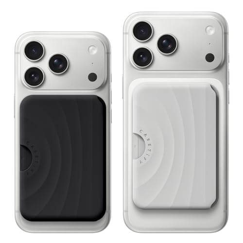 CASETiFY Snappy Ripple Wallet [Campatible with Magsafe] - Pebble Grey - color: Pebble Grey