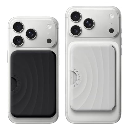 CASETiFY Snappy Ripple Wallet [Campatible with Magsafe] - Pebble Grey - color: Pebble Grey