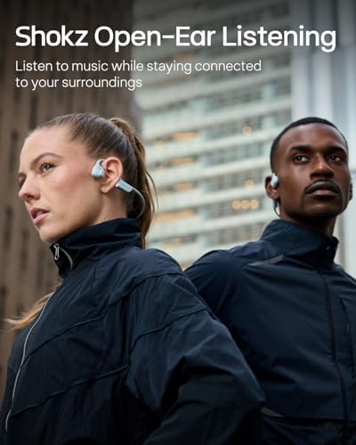 SHOKZ OpenRun Pro 2 Mini Bone Conduction Bluetooth Sport Headphones, Silver - color: Silver, size: Mini