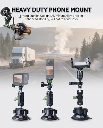 Semi Truck Phone Mount for Drivers, 360° Anti-Shake, Camera Ready - style: sprot