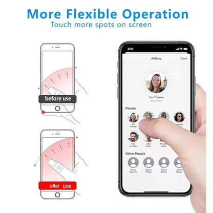 Cell Phone Ring Grips Stand Holder,4pcs 360° Rotation Universal Finger Grip Kickstand for All Smartphones,Tablet and Case