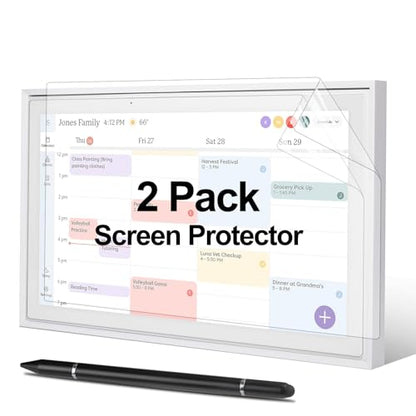 Screen Protector & Stylus Pen Compatible With 15 inch Digital Calendar