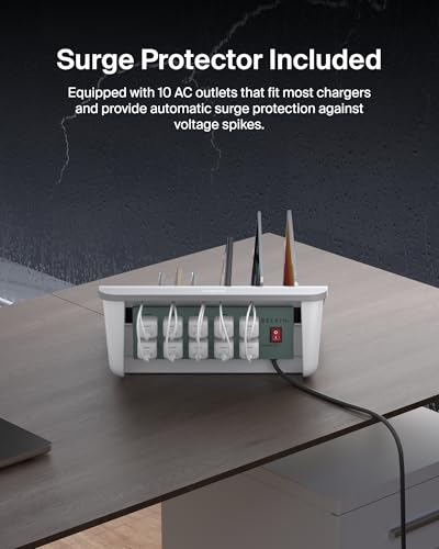 Belkin 10-Device Charging Station with Surge Protector