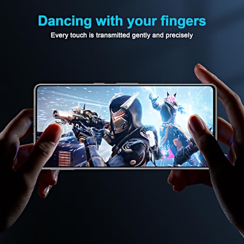 3 Pack Screen Protector for Google Pixel 7 Pro [Not Glass], Support Fingerprint Flexible TPU Film, Touch Sensitive, Anti-Scratch, Full Coverage
