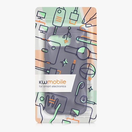 kwmobile Case Compatible with Google Pixel 9 Case - Protective Slim TPU Phone Cover - Soft Matte Finish - Deep Ocean - color: Deep Ocean, size: Pixel 9