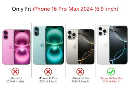 NITITOP Compatible with iPhone 16 Pro Max Case Clear Cute Bow Ribbon Love Heart Pattern for Women Girls Bowknot Full Camera Lens Soft TPU Slim Shockproof Protective Cover - White - color: White, size: iPhone 16 Pro Max