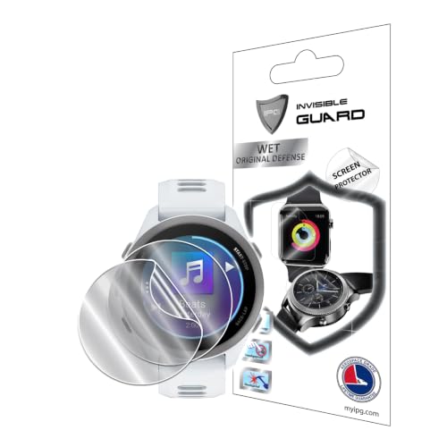 IPG for Garmin Forerunner 70, 170, 170 Music Hydrogel Screen Protector (2 Units) Invisible HD Clear Film Anti Scratch Guard-Smooth/Self-Healing/Bubble for Forerunner70-170 - size: Forerunner 70-170-Music