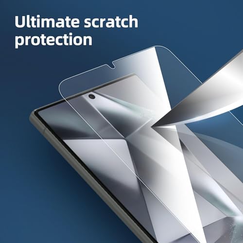 NEW'C for Samsung Galaxy S24 Ultra Screen Protector Tempered Glass - size: S24 Ultra 6.8 inches