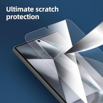 NEW'C for Samsung Galaxy S24 Ultra Screen Protector Tempered Glass - size: S24 Ultra 6.8 inches