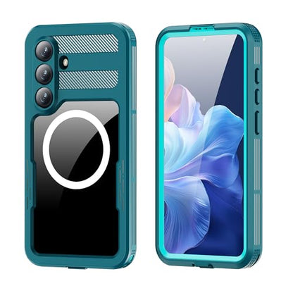 Waterproof Phone Case for Samsung Galaxy S26 Plus Protective Teal - color: Teal, size: Samsung Galaxy S26 Plus