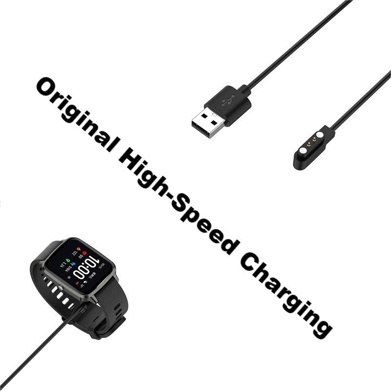 Acediar [2-Pack] 3.3FT Smart Watch Charger Magnetic USB Charging Cable for Letsfit Willful YAMAY SW023 ID205L SW021 ID205U ID205S SW025 Uwatch 3S