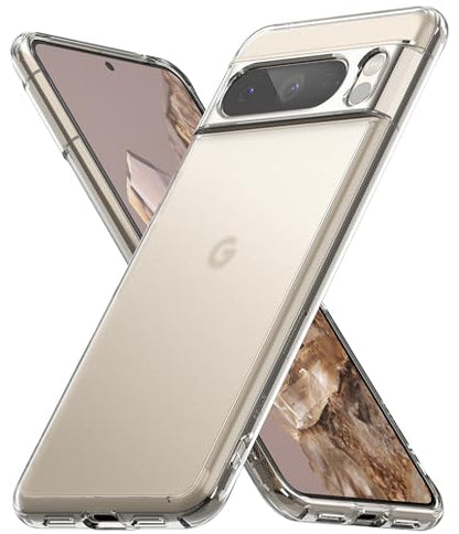 Ringke for Google Pixel 8 Pro Case [Fusion Matte Clear] | Oil & Dirt Resistant, Anti-Fingerprint Technology Prevents Oily Smudges, Frosted Coating Feels Velvety Soft - size: Pixel 8 Pro