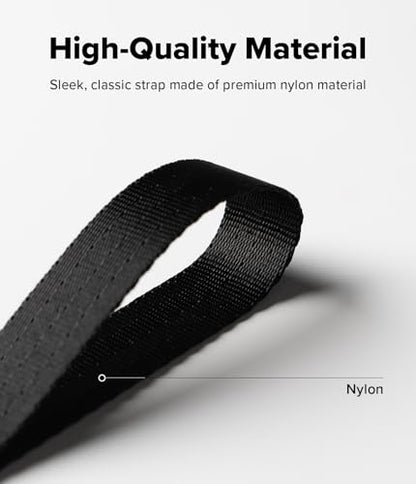 Ringke Hand Strap [Phone Wrist Strap] Designed for Camera Strap and Phone Strap, Adjustable Sturdy Universal Lanyard Compatible with Camera and Phone Case - Black - color: Black