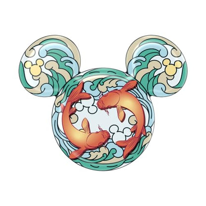 PopSockets Adhesive Phone Grip, Holder- Mickey Koi - color: Mickey Koi, style: Adhesive
