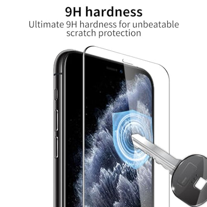 3 Pack Tempered Glass Screen Protector for iPhone 11 Pro/iPhone Xs/iPhone X, 9H Hardness, Scratch Resistant, HD Clear, Case Friendly, Easy Install - size: iPhone 11 Pro/iPhone Xs/iPhone X