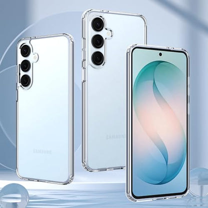Anoowkoa Designed for Samsung Galaxy S26+ Case + 2 Pack Galaxy S26 Plus Tempered Glass Screen Protector.[Military Grade Protection] Slim Transparent Anti-Scratch - Clear - color: Samsung Galaxy S26+