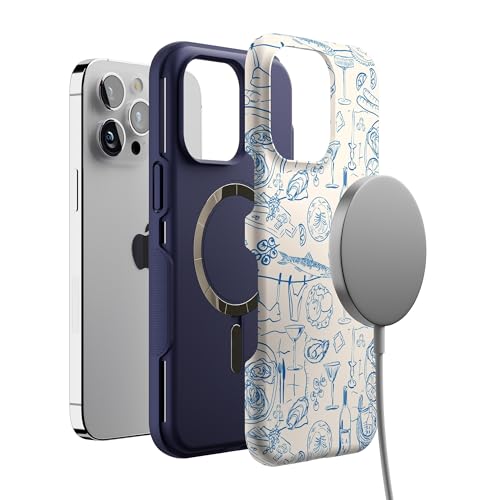 Casely iPhone 14 Pro Max Case | Dolce Vita | Amalfi Aperitivo | Bold Protective Design | Compatible with MagSafe - color: Dolce Vita | Amalfi Aperitivo