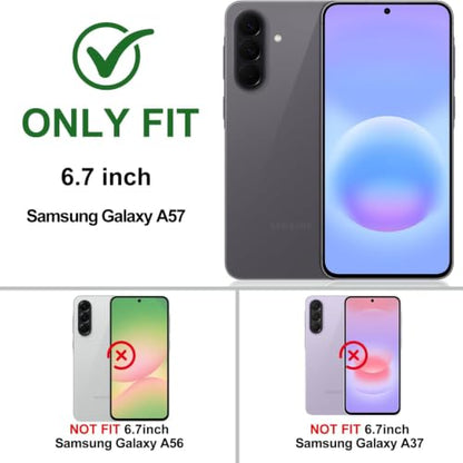 Battery Case for Galaxy A57, Upgraded 12000mAh Rechargeable Portable Wireless Charging Case Compatible with Galaxy A57 5G (6.7 inch) with Carplay Extended Battery Pack Charger Power Case (Black) - size: Galaxy A57