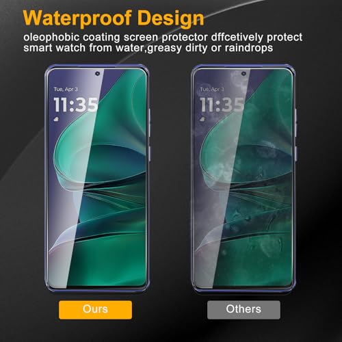 3 Pack Privacy Screen Protector for Motorola Moto G Stylus 5G 2025/2024, Anti Spy Tempered Glass 9H Hardness, Black Protector Anti Spy, Bubble Free, Anti-Scratch - size: Moto G Stylus 2025/2024(3 Privacy Screen + 0 Lens)