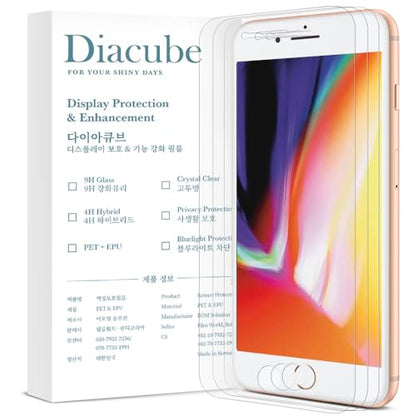 Anti Glare Matte Screen Protector for iPhone SE 3/SE 2/8/7/6 [3-Pack] Break-Resistant PET EPU Film, Anti Fingerprint, Silky Touch, Dust Free & Easy Installation with Alignment Jig - size: iPhone SE 3/SE 2/8/7/6