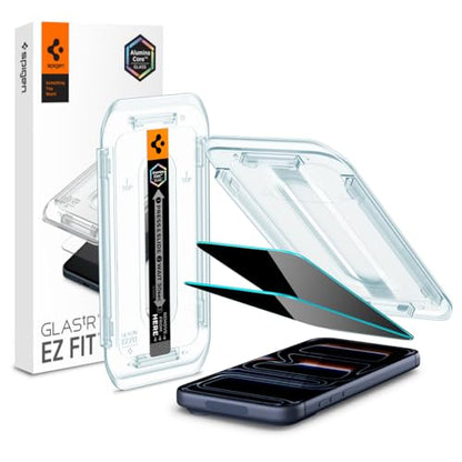 Spigen GlasTR EZ FIT Privacy Screen Protector for iPhone 17 Pro, 17, 16 Pro - size: iPhone 17 Pro | iPhone 17 | iPhone 16 Pro