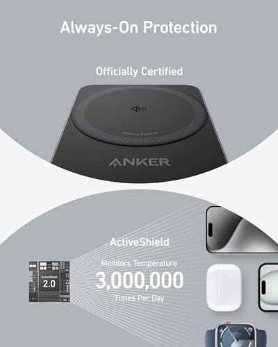 Anker MagGo 3-in-1 MagSafe-Compatible Qi2 15W Foldable Charging Station - color: Black
