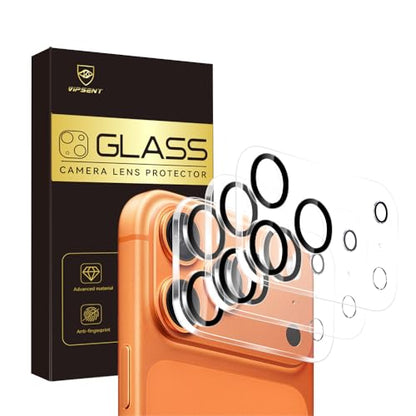 Camera Lens Protector for iPhone 17 Pro Max 6.9",9H Tempered Glass，Ultra HD, Scratch Resistance Easy to Install，Case Friendly， 3-Pack - size: iPhone 17 pro max