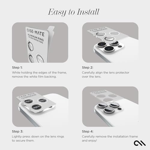 Case-Mate iPhone 15 Pro Max/iPhone 15 Pro Camera Lens Protector - Twinkle - size: iPhone 15 Pro Max / iPhone 15 Pro