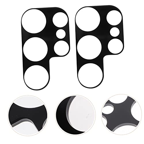 4pcs Camera Screen Protector Phone Lens Protector Tempered Glass Film Full Cover Rear Lens Cover Dustproof Scratch-resistant