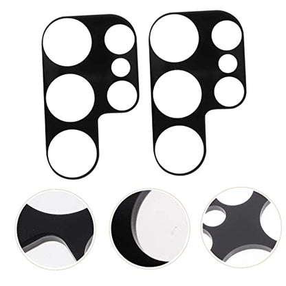 4pcs Camera Screen Protector Phone Lens Protector Tempered Glass Film Full Cover Rear Lens Cover Dustproof Scratch-resistant