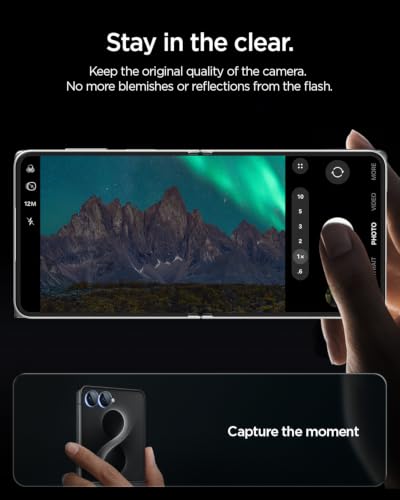 Spigen Camera Lens Protector for Galaxy Z Flip 8 / Galaxy Z Flip 7-2 Pack - size: Galaxy Z Flip 8 / Galaxy Z Flip 7
