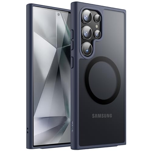 JETech Magnetic Case for Samsung Galaxy S24 Ultra, Deep Blue - color: Deep Blue, size: Galaxy S24 Ultra