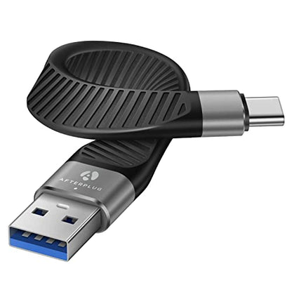 Short USB-A to USB-C Cable, 5.5 inch, 10Gbps, for iPhone 15/16, iPad, MacBook, Samsung Galaxy, Tablets, Laptops, Portable SSD, Android Auto - style: USB-A to C (10G)