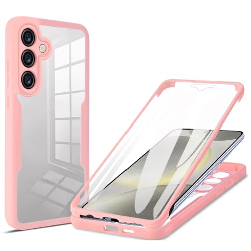 for Galaxy S26 Case with Screen Protector.Full Pink | Military Grade Shockproof 360° Full Body Rugged Case Cover for Samsung Galaxy S26 - color: Pink, size: Galaxy S26