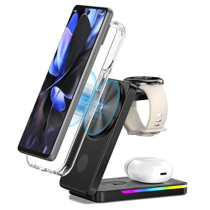 Magnetic Wireless Charger for Pixel Watch 3/2, Charging Station for Google