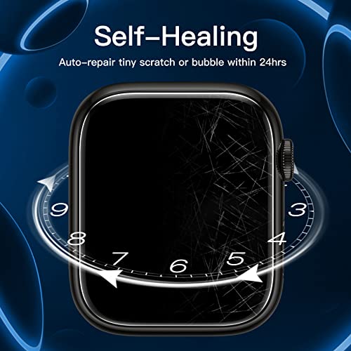 JETech TPU Screen Protector for Apple Watch Series 9/8/7 41mm, 3-Pack - size: Apple Watch Series 9/8/7 41mm