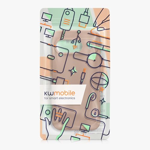 kwmobile Case Compatible with Google Pixel 9 Case - Protective Slim TPU Phone Cover - Soft Matte Finish - Cappuccino - color: Cappuccino, size: Pixel 9
