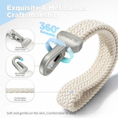 SURPHY Elastic Phone Wrist Strap, Phone Lanyard, Key Chain Lanyards - color: A- Stone