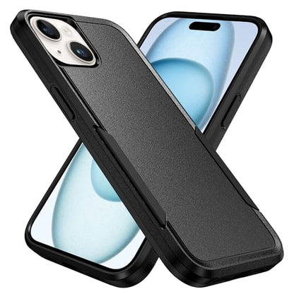 Designed for iPhone 15 Plus Case, Heavy Duty Protection Shockproof Dropproof Dustproof Anti-Scratch Phone Case Cover Protective Case, Black - size: for iPhone 15 Plus