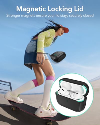 ESR for AirPods Pro 2 Case, Compatible with MagSafe, Black - color: Black, size: AirPods Pro 2&1 Case