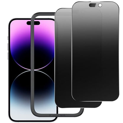 Matte Privacy Screen Protector for iPhone 14 ProMax and iPhone 15 Plus and iPhone 16 Plus Anti-Glare, Anti-Spy Tempered Glass Film, Smooth and Responsive Touch Anti-Scratch Glass