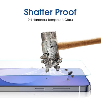 amFilm OneTouch for Samsung Galaxy S25 FE Screen Protector Tempered Glass - size: S25FE-6.7"