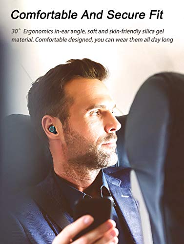 [Xmythorig Ultimate] True Wireless Earbuds Bluetooth 5.0 Headphones, IPX7 Waterproof Earphones for Sports, 160H Playtime w/ 3300mAh Charging Case, 3D Stereo Audio Touch Control in-Ear Headset w/Mic