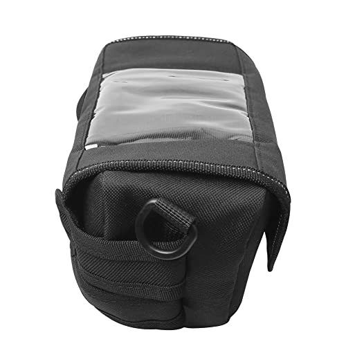 H RUO Waterproof Handlebar Storage Bag Motorcycle Bike Handle Bar Bag with Phone Pouch Compatible with bmw F750GS F850GS R1200GS Triumph Honda Yamaha Suzuki