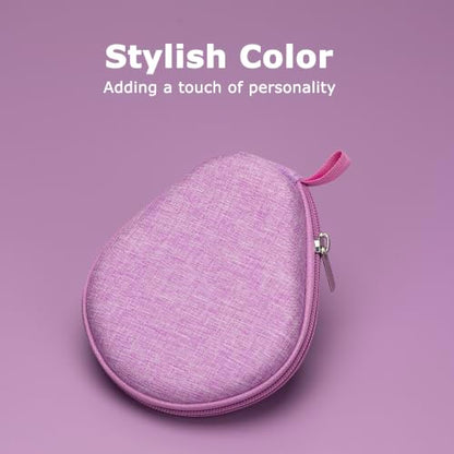 Ginsco Universal Bone Conduction Headphones Case Compatible with SHOKZ New OpenRun Pro 2/Pro 2 Mini/OpenRun/OpenSwim Open-Ear Sport Headphones, Compatible with CXK/Raycon/MRYTKY/Ogogrs etc (Purple) - color: Purple