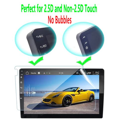 2PCS 10.1 Inch Nano Soft Film Screen Protector for Android Car Stereo Radio - size: 10.1 Inch x 2 PCS