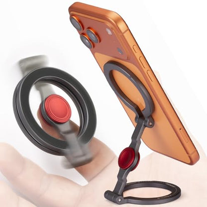 Magnetic Phone Stand & Fidget Spinner Combo for iPhone & Magsafe Cases